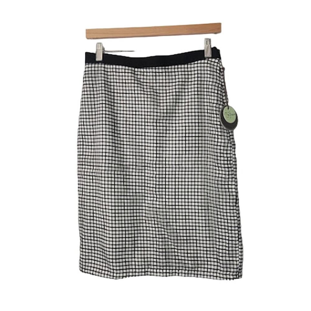Eva Franco- Black/white pencil skirt- NWT- Size 4 - Picture 2 of 8
